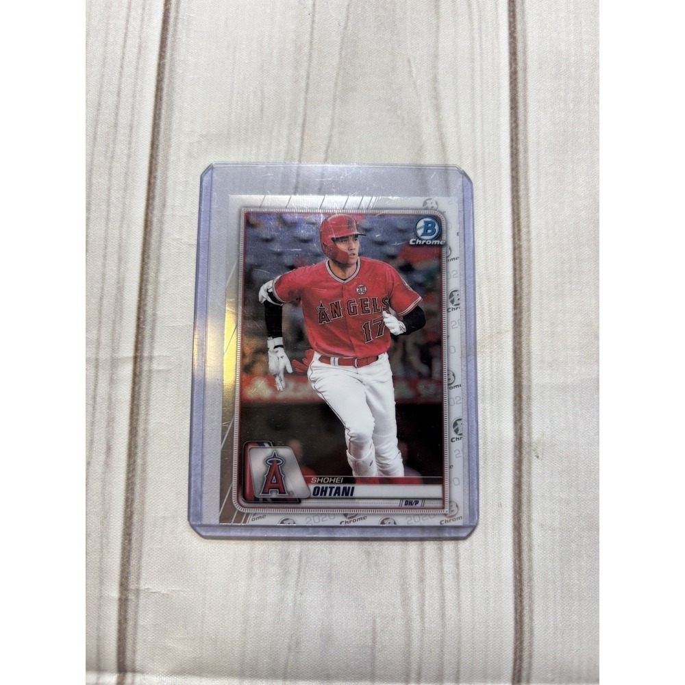 2020 Bowman Chrome Shohei Ohtani #58 Los Angeles Angels Baseball Card